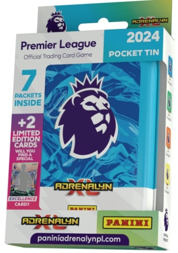 Premier League 2024 Adrenalyn XL Blue Pocket Tin